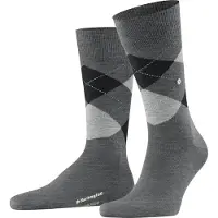Burlington Sokken grijs / zwart