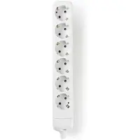 Nedis Stekkerdoos zonder kabel | 6-voudig (Wit)