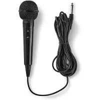 Nedis Bedrade Microfoon | 5 m | 80 Hz | 1 stuks - MPWD01BK MPWD01BK