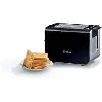 Bosch Kompakt Styline, schwarz Broodrooster Zwart