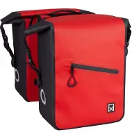 Willex Dubbele tas Combi 100% Waterdicht Rood