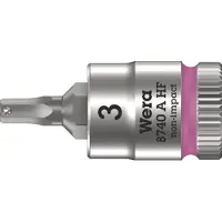 Wera 8740 A 05003332001 Inbus Dopsleutel-bitinzet Houderfunctie 3 mm 3 mm 1/4 (6.3 mm)