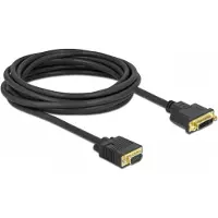 DeLOCK Cable DVI 24+5 female to VGA male 5 m