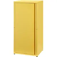 En.casa Metalen kast Burlöv 88x40x35 cm geel []