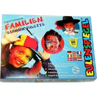 EULENSPIEGEL make-up palette voor kinderen - schminkset familie.