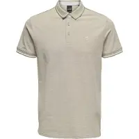 Only & Sons Shirt 'Fletcher' donkerbeige / zwart