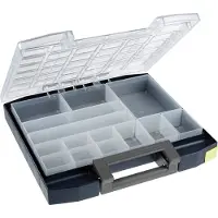 Raaco Boxxser 55 6x6-14 Assortimentskoffer (l x b x h) 323 x 354 x 55 mm Aantal vakken: 14 Inhoud 1 stuk(s)
