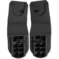 Hauck universele adapters voor kinderwagen Walk N Care en babyzitje van andere producenten, 1 paar, zwart