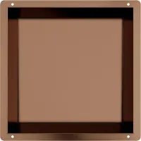 Guido Gusto Copper RVS Inbouwnis met tegelflens 30x30x10cm
