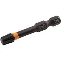 Bahco Torsiebit 1/4" | heavy-duty | voor TORX schroeven | gekleurd | T30 x 50 mm - retailverpakking - 66IM/50T30C-2P