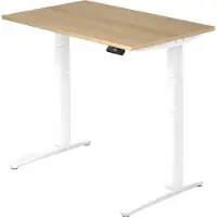Hjh OFFICE PRO XBHM 12 WW - 120x80 Eiken Tafelhoogte I Elektrisch in hoogte verstelbaar