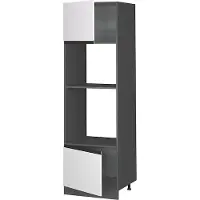Vicco R-Line Magnetronkast – 60 cm J-vorm Wit
