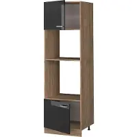 Vicco R-Line Magnetronkast – 60 cm Zwart hoogglans