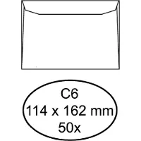 Quantore Bankenvelop C6 Wit