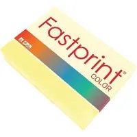 Quantore Kopieerpapier Fastprint A4 80gr geel 500vel | 5 stuks