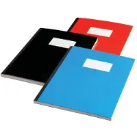 Qbasic Schrift Qbasic met harde kaft A4 160blz lijn assorti | 10 stuks