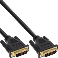 InLine DVI-D aansluitkabel Premium, digitaal 24+1 male / male, Dual Link, 10m