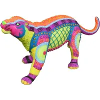Aqua Della Dia De Los Muertos Jaguar 9,4x7,4x19,5 Cm