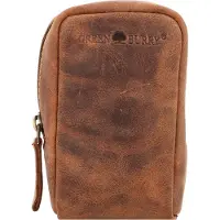 Green Burry Vintage fietstas S leder 8 cm - L - brown