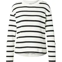 s.Oliver Sweatshirt zwart / wit