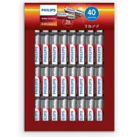 Philips Power Alkaline - AA Batterijen - 40 stuks