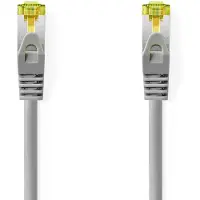 Nedis Cat 8.1 Netwerkkabel | S/FTP | RJ45 Male | RJ45 Male | 2.00 m | Rond | LSZH | Grijs | Label - CCGL85520GY20
