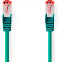Nedis Netwerkkabel CAT6 | RJ45 mannelijk | RJ45 mannelijk | S/FTP | 10 meter | Rond | LSZH | Groen | Aanduiding