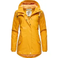 NAVAHOO Functionele jas 'Ocean Heart' geel / wit