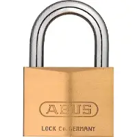 ABUS Cilinderhangslot | breedte slotlichaam 60 mm | messing verschillendsluitend | 1 stuk - 80632 80632