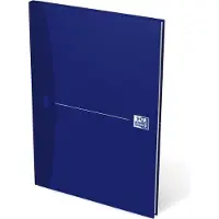 Oxford Office Essentials schrift, harde kaft, 192 bladzijden, gelijnd, ft A4, original blue