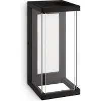 Philips Ulyzo wandlamp - zwart - E27