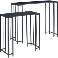 En.casa Console tafel Ørsta set van 2 zwart []