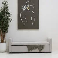 Giga Meubel Opbergbank Calvin Beige 150cm