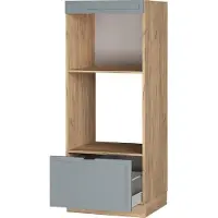 Vicco Fame-Line Magnetronkast – 60 cm open Licht blauw-grijs