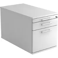 Hjh OFFICE PRO SIGNA TC20 RE - Rolcontainer Wit Hout met ophangsysteem Rail handvat (kunststof)