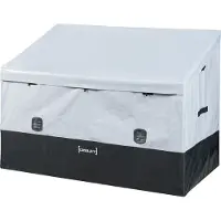 Casa.pro Tuin opbergbox Alanno 78/109x147x86 cm grijs en zwart 850L