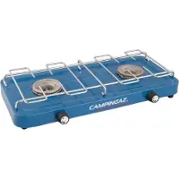 Campingaz Base Camp Camping kooktoestel - 2 pits camping gas kooktoestel - 2x 1600 Watt - blauw