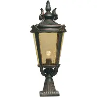 Elstead Lighting Mini LED Tuin Pilaar Baltimore | 1X E27 Max 60W | IP44 (Outdoor) | Weathered Bronze