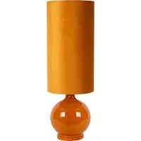 Lucide Vloerlamp Esterad, geel / oranje, Woon-/ Eetkamer, Glas, vloerlamp