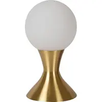 Lucide Gouden tafellamp Moya met opaal