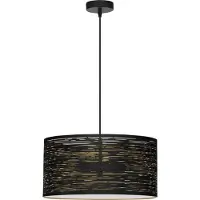 Nova Luce Hanglamp Zane zwart