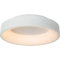 Lucide MIRAGE - Plafonnière (Plafondlamp) - Ø 45 cm - LED Dimbaar - 1x33W 2700K - Wit