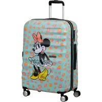 American Tourister Trolley 'Wavebreaker Disney' turquoise / zalm roze / zwart