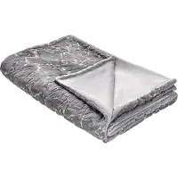 Beliani Plafond, Blianis Koc 130 x 180 cm pilkas ORAVARIS (130 x 180 cm)