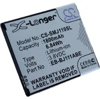 123accu Samsung EB-BJ111ABE accu (3.8 V, 1800 mAh, huismerk)
