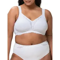 Triumph Niet voorgevormde bh Modern Lace+Cotton | Maat: 85E | Kleur: Wit