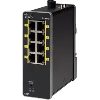 Cisco Industrial Ethernet 1000-serie - Switch - beheerd - 2 x 10/100 (uplink) + 6 x 10/100 (downlink) - monteerbaar op DIN-rail - gelijkstroom