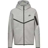 Nike Sweatvest 'Tech Fleece' donkergrijs / grijs gemêleerd / zwart