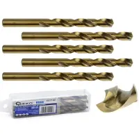 GEKO Boorbitje, 12mm HSS metaalboor, set van 5 (12 millimeter)