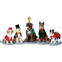 Lemax Costumed canines LEMAX